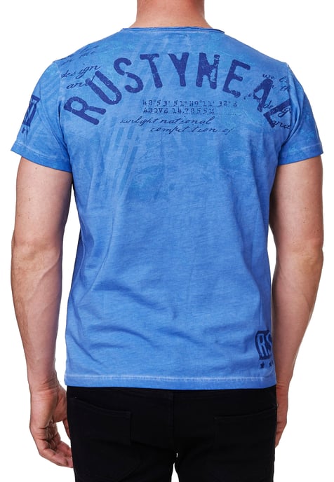 T-shirt met ronde hals en voor- en achterkant bedrukt - Image 5
