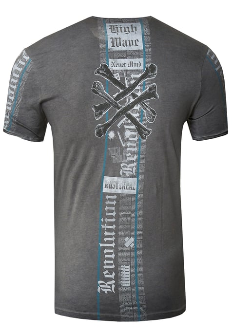 T-shirt met voor- en achterkant bedrukt - Image 2
