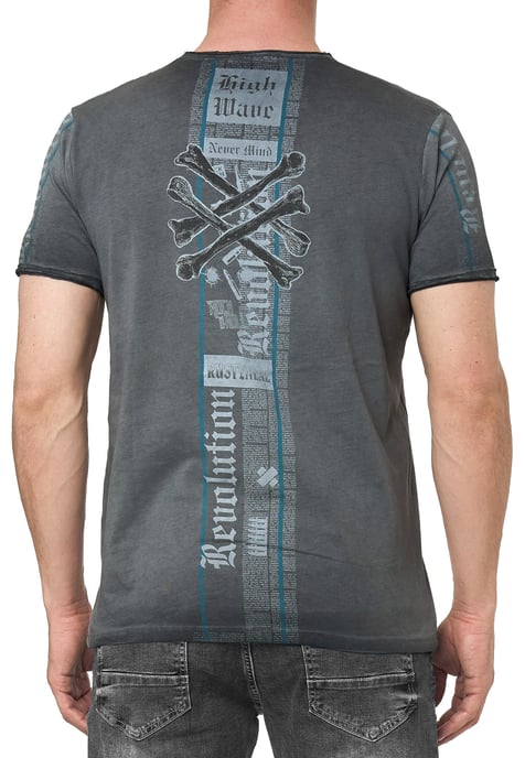 T-shirt met voor- en achterkant bedrukt - Image 4
