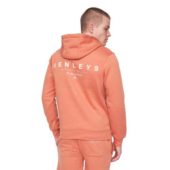 Henleys Heren Metafone Hoodie (Baksteen Rood) - Image 2