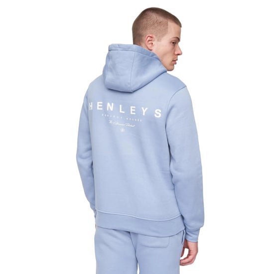 Henleys Heren Metafone Hoodie (Staalblauw) - Image 2