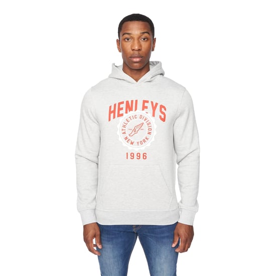 Henleys Heren Tipton Hoodie (Grijze Mergel) - Image 1