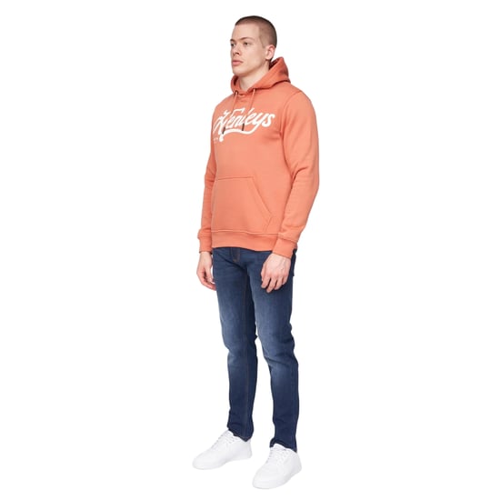 Henleys Heren Scripthen Hoodie (Baksteen Rood) - Image 3
