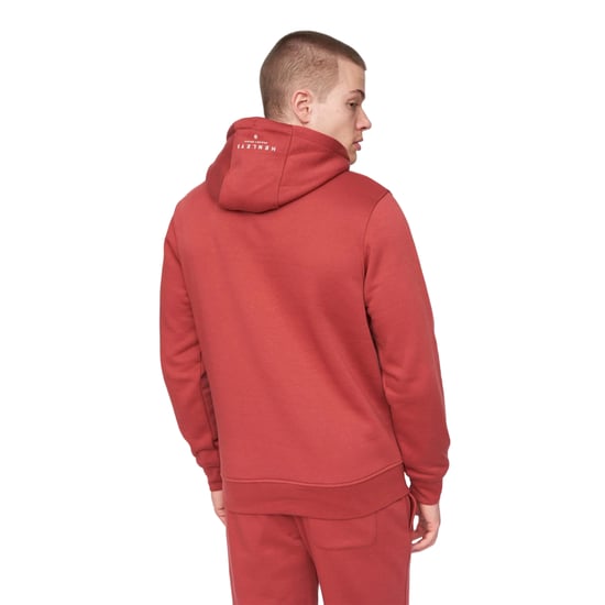 Henleys Heren Curveball Hoodie (Diep rood) - Image 2