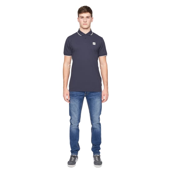 Duck and Cover Heren Wilkins Poloshirt (Marine) - Image 3