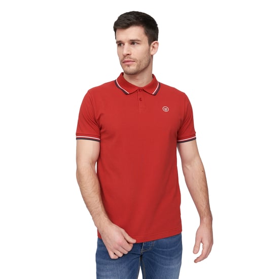 Duck and Cover Heren Hendamore Polo Shirt (Rood) - Image 4