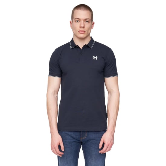 Henleys Heren Henflare Poloshirt (Marine) - Image 1
