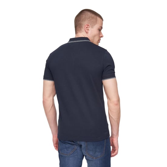 Henleys Heren Henflare Poloshirt (Marine) - Image 2