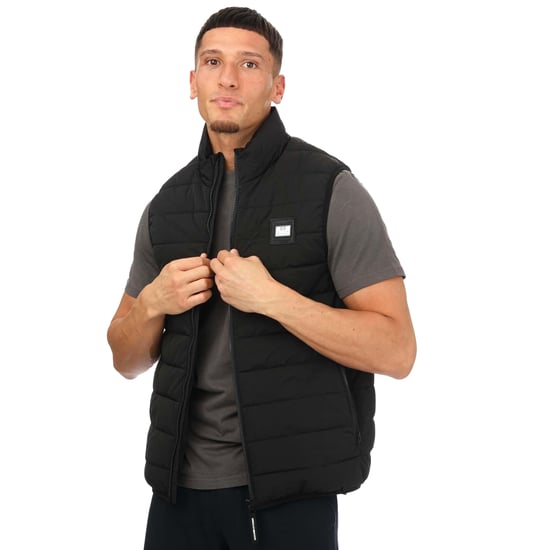 Weekend Offender Gewatteerd heren Jasper Gilet (Zwart) - Image 3