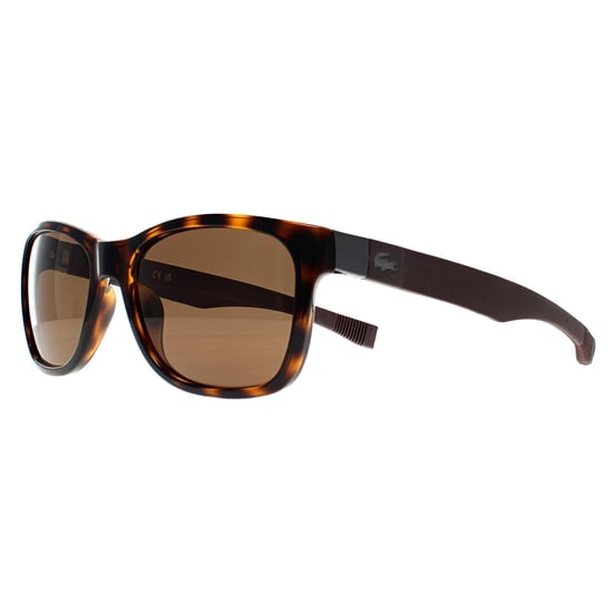 Lacoste Vierkant Unisex Havana Bruin Gepolariseerd L662SP - Image 2