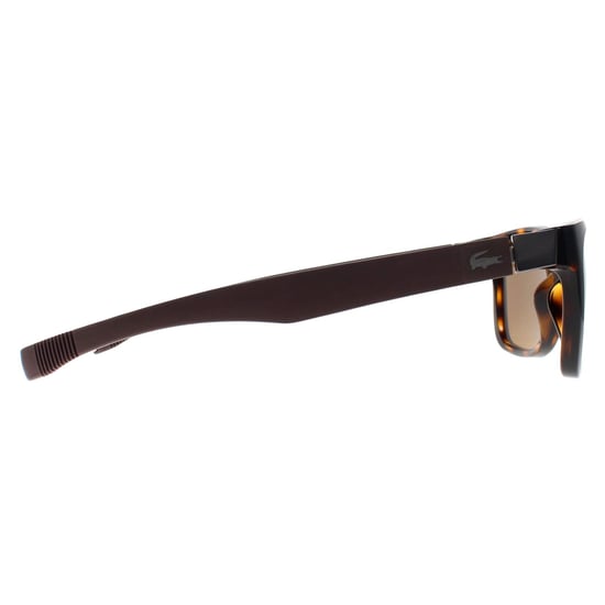 Lacoste Vierkant Unisex Havana Bruin Gepolariseerd L662SP - Image 4