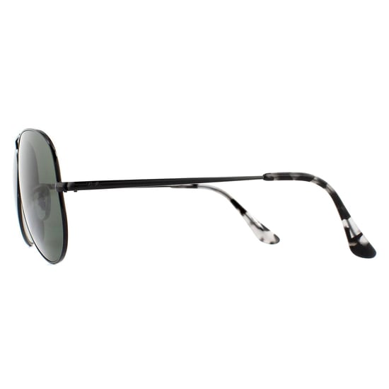 Ray-Ban Aviator Unisex Zwart Groene Zonnebril - Image 3