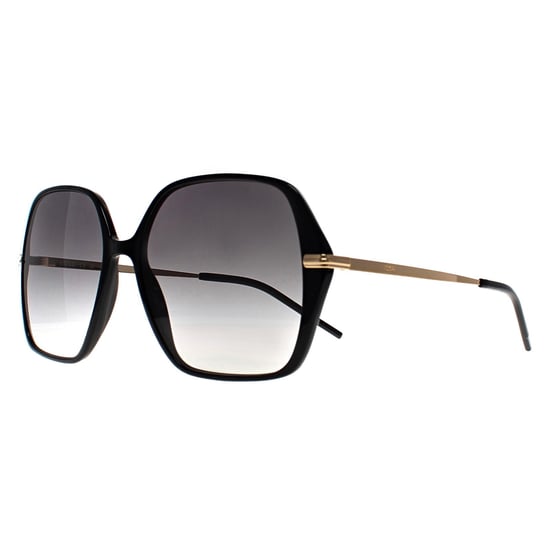 Hugo Boss Square Womens Zwart Goud Grijs Kleurverloop BOSS 1660/S - Image 2