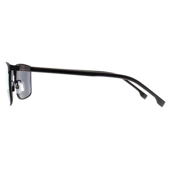 Hugo Boss Rechthoek Heren Mat Zwart Ruthenium Grijs BOSS 1635/S - Image 3
