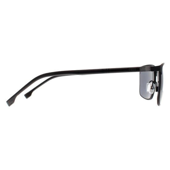 Hugo Boss Rechthoek Heren Mat Zwart Ruthenium Grijs BOSS 1635/S - Image 4