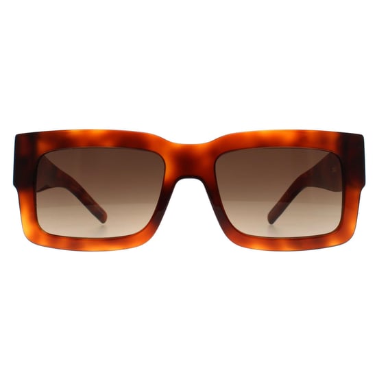 Hugo Boss Rechthoek Dames Licht Havana Bruin Kleurverloop BOSS 1654/S - Image 1