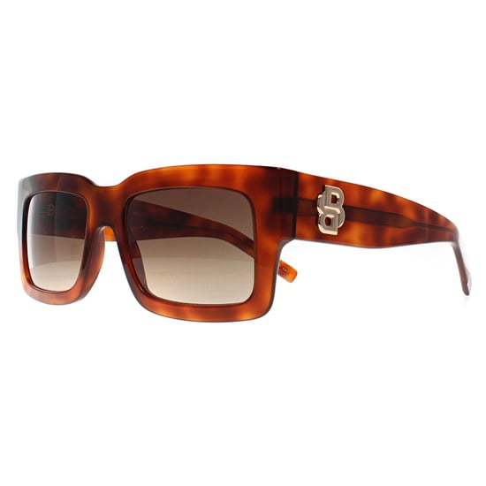 Hugo Boss Rechthoek Dames Licht Havana Bruin Kleurverloop BOSS 1654/S - Image 2