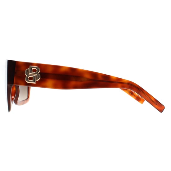 Hugo Boss Rechthoek Dames Licht Havana Bruin Kleurverloop BOSS 1654/S - Image 3