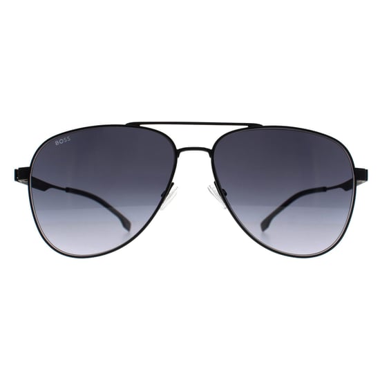 Hugo Boss Aviator Heren Mat Zwart Donkergrijs Kleurverloop BOSS 1641/S - Image 1