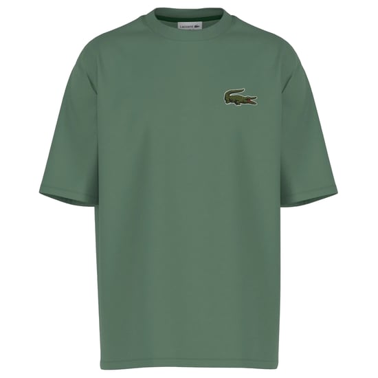Lacoste Heren organisch los T-shirt (Groen) - Image 1