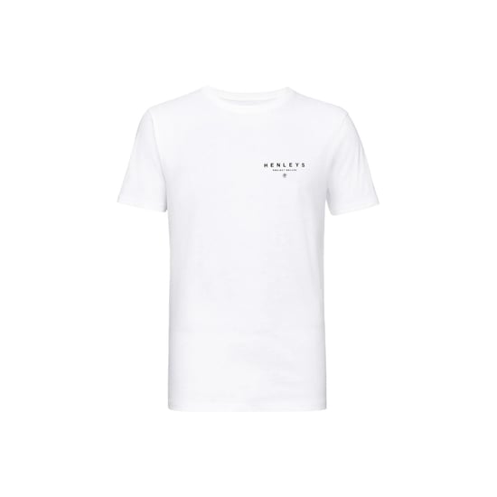 Henleys Heren Hencinq A T-Shirt (Set van 5) (Wit/zwart) - Image 3