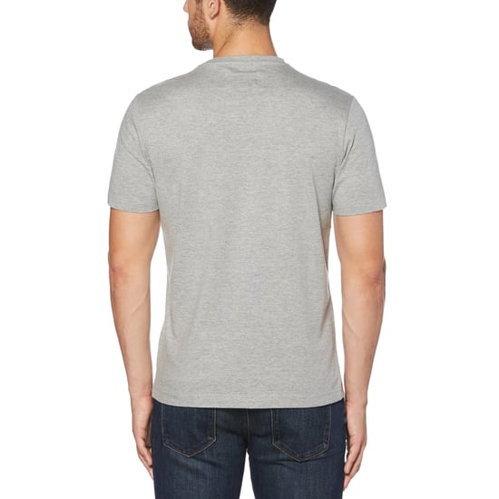 Original Penguin Heren Pin Point Organic Katoenen T-Shirt (Grijs) - Image 2