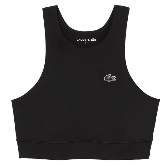 Lacoste Dames/Dames Recycled Polyamide Sneldrogende Sportbeha (Zwart) - Image 1