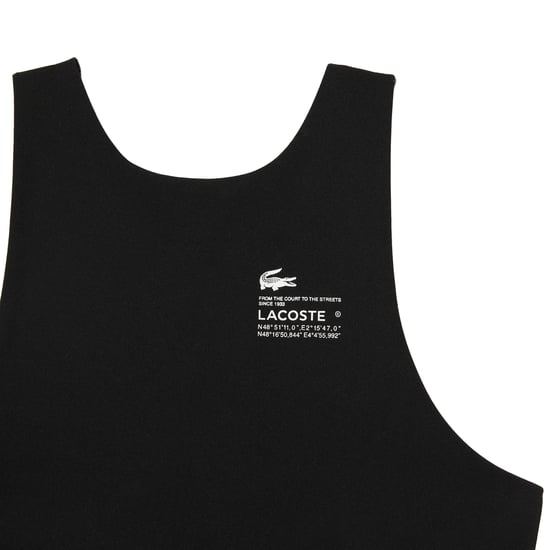 Lacoste Dames/Dames Recycled Polyamide Sneldrogende Sportbeha (Zwart) - Image 2