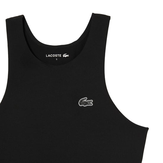 Lacoste Dames/Dames Recycled Polyamide Sneldrogende Sportbeha (Zwart) - Image 3