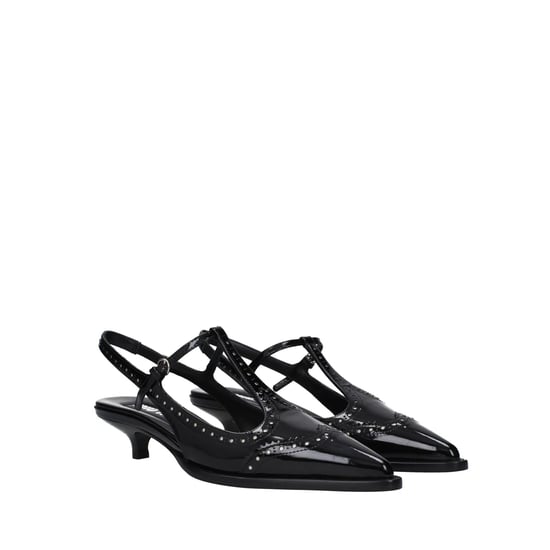 Miu Miu Leren Slingback Pumps - Image 2