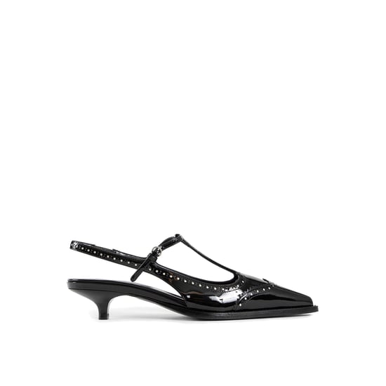 Miu Miu Leren Slingback Pumps - Image 4