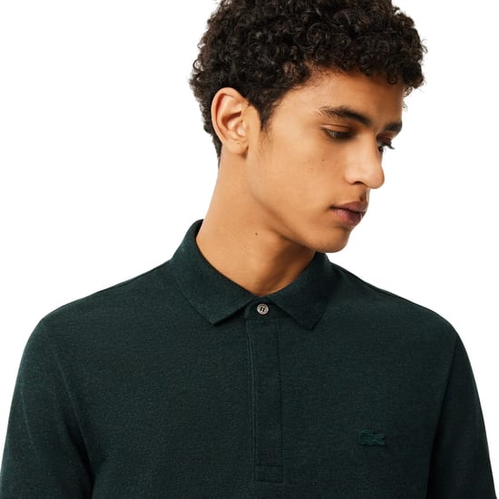 Lacoste Heren Paris Stretch Regular Poloshirt (Groen) - Image 3