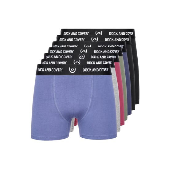 Duck and Cover Heren Anvilli Boxershorts (Set van 7) (Veelkleurig) - Image 1