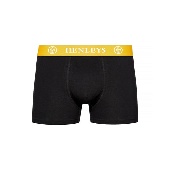 Henleys Heren Primas Boxershorts (Set van 5) (Zwart) - Image 6