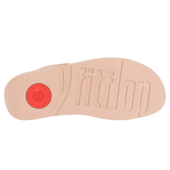 FitFlop Dames/Dames Lulu Shimmer teenpost sandalen (Beige) - Image 4