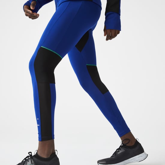 Men's Lacoste Sport Leggings in Blue - Image 4