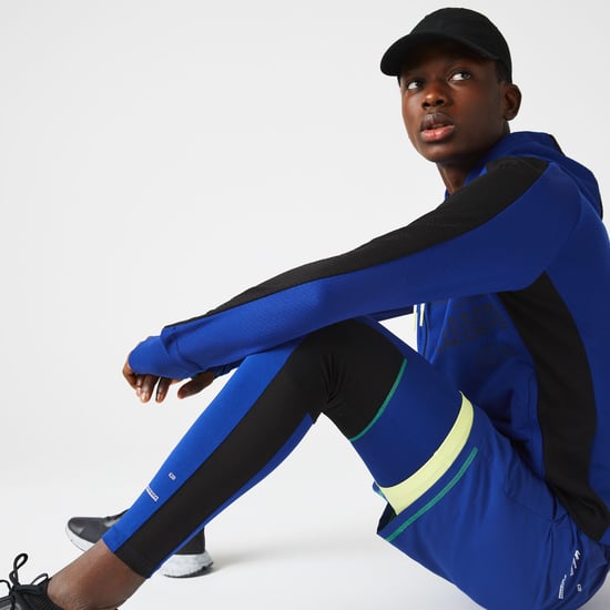 Men's Lacoste Sport Leggings in Blue - Image 5