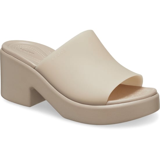 Crocs Brooklyn Slide Heel Dames Taupe Sandalen - Image 1