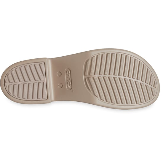 Crocs Brooklyn Slide Heel Dames Taupe Sandalen - Image 4