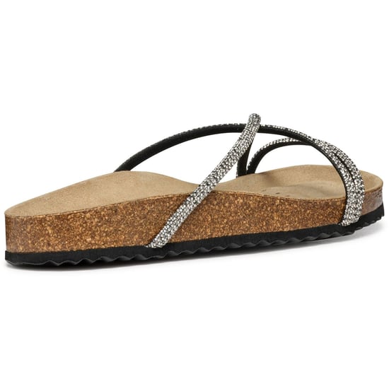 Geox D BRIONIA R Polyester Dames Zwart/Zilver Sandalen - Image 2