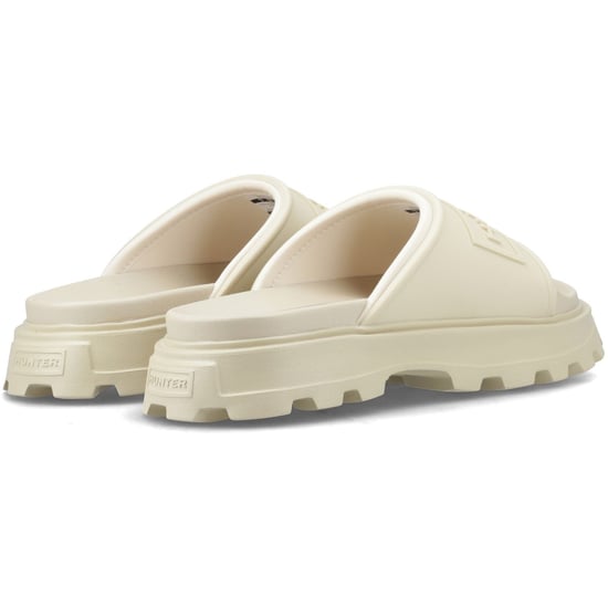 Hunter Moulded Stacked Slider Polyester Dames Grind Slippers - Image 2