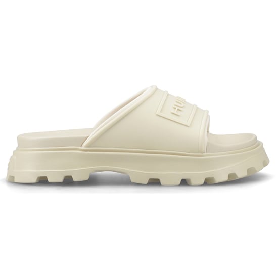 Hunter Moulded Stacked Slider Polyester Dames Grind Slippers - Image 4