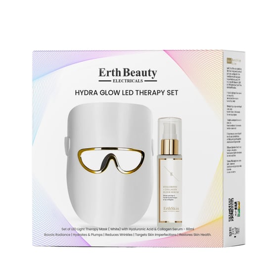 HYDRA GLOW LED THERAPIE SET (LED LICHTTHERAPIE MASKER wit met HA Serum) - Image 2