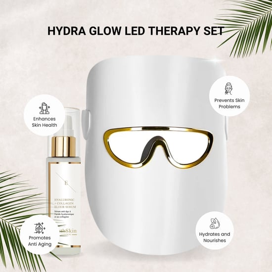 HYDRA GLOW LED THERAPIE SET (LED LICHTTHERAPIE MASKER wit met HA Serum) - Image 3
