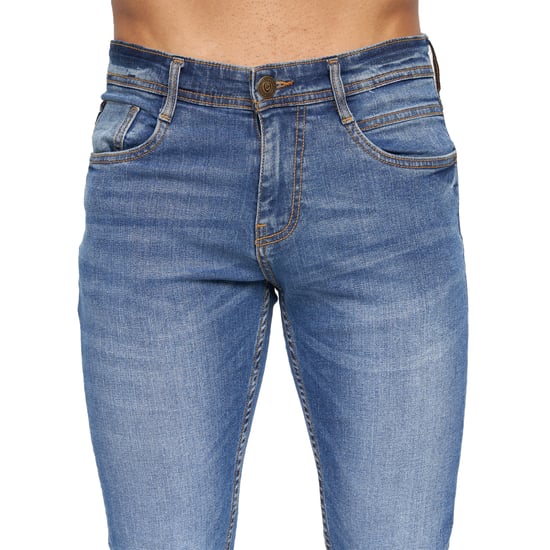 Duck and Cover Heren Maylead Slim Jeans (Stone Wash) - Image 3