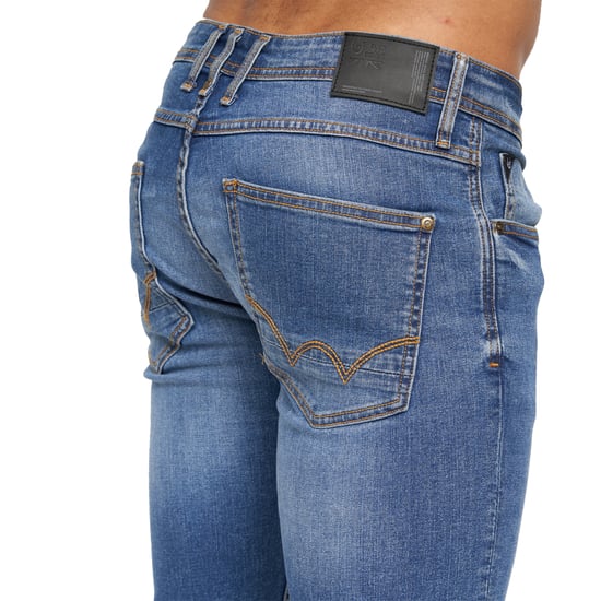 Duck and Cover Heren Maylead Slim Jeans (Stone Wash) - Image 5