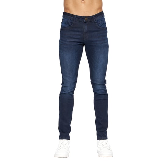 Duck and Cover Heren Maylead Slim Jeans (Donkere wasbeurt) - Image 1