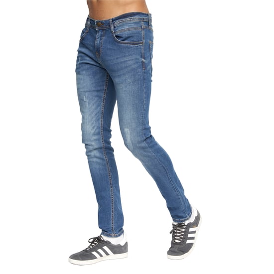 Duck and Cover Heren Tranfold Slim Jeans (Stone Wash) - Image 3
