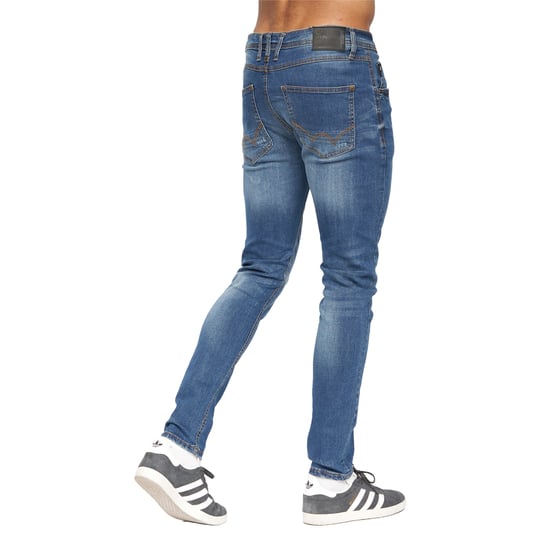 Duck and Cover Heren Tranfold Slim Jeans (Stone Wash) - Image 4