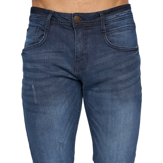 Duck and Cover Heren Tranfold Slim Jeans (Donkere wasbeurt) - Image 3